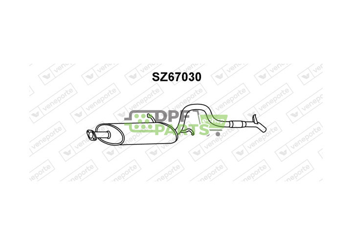 Tlumič SUZUKI - 1430058B10 1430058B11 1430085C10