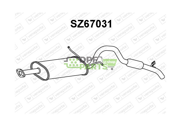 Tlumič SUZUKI - 1430086CB0