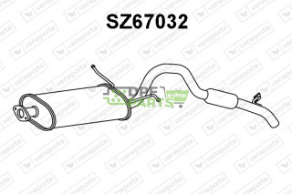 Tlumič SUZUKI - 1430086CA0