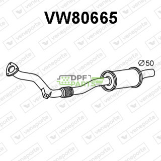 Tlumič AUDI / VOLKSWAGEN - 8D0253209C