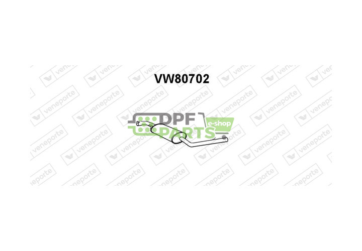 Tlumič VOLKSWAGEN - 028253409P 074253409P-SWB