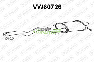 Tlumič VOLKSWAGEN - 7E0253609L-S.T 7E0253609 7H0253609AJ