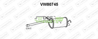 Tlumič VOLKSWAGEN - 2K0253609A 2K0253609M