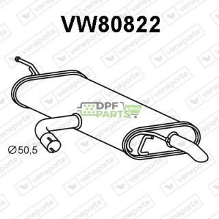 Tlumič SEAT / SKODA / VOLKSWAGEN - 575253609J 5G6253609BD 5G6253609G
