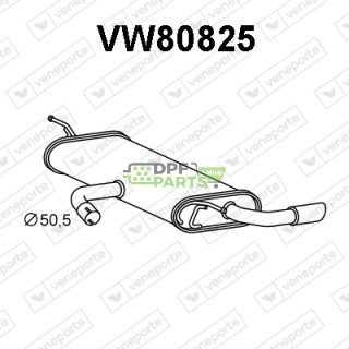 Tlumič VOLKSWAGEN - 5G6253609K 5G6253609Q JZW253609EH