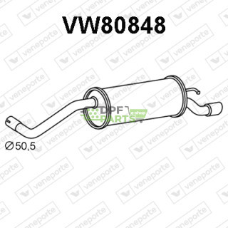 Tlumič AUDI / VOLKSWAGEN - 6Q6253609F 6R6253609AP 8X0253609