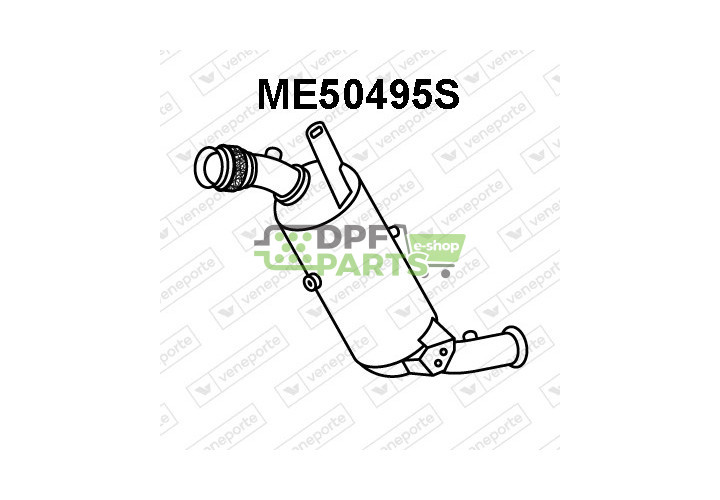 Filtry pevných částic DPF MERCEDES - 2124906536