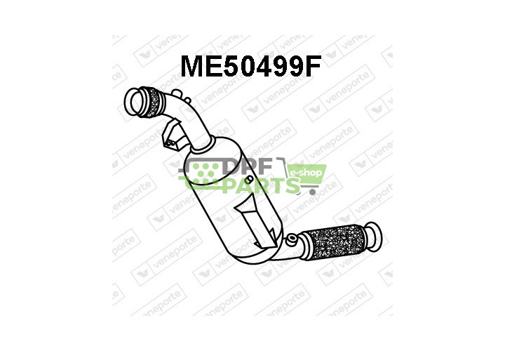 Filtry pevných částic DPF MERCEDES - 9064902300 9064907881 9064909481