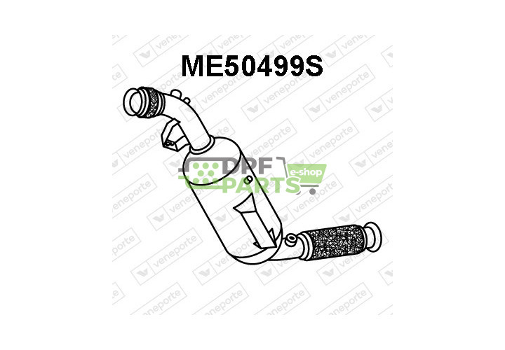 Filtry pevných částic DPF MERCEDES - 9064902300 9064907881 9064909481