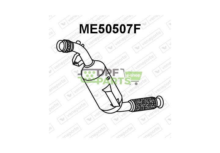 Filtry pevných částic DPF MERCEDES - 9064900100 9064900183 9064902914