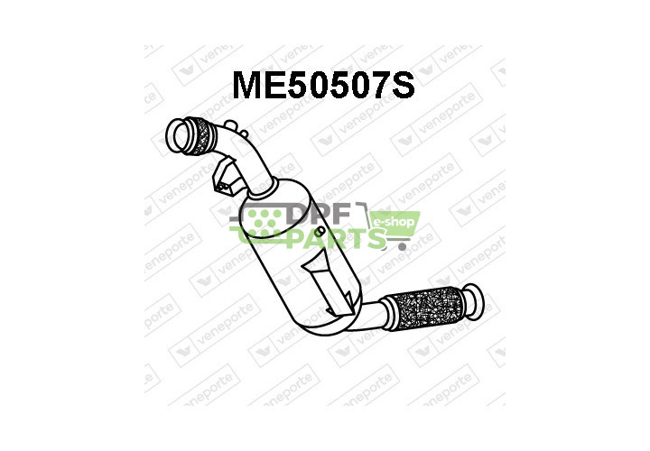 Filtry pevných částic DPF MERCEDES - 9064900100 9064900183 9064902914