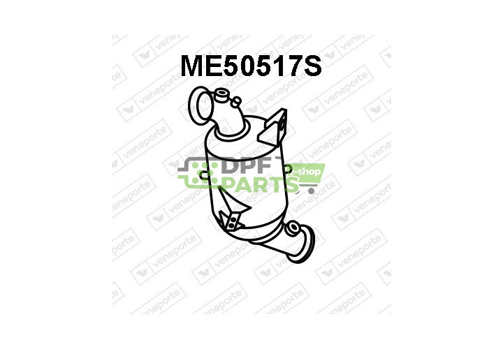 Filtry pevných částic DPF MERCEDES - 2054901200 2054908114