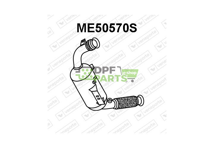 Filtry cząstek stałych DPF MERCEDES - 9064907981 9074900100