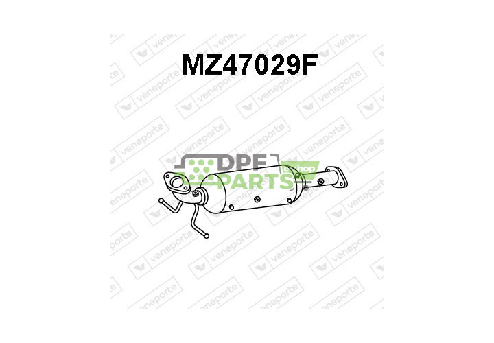 Filtry cząstek stałych DPF MAZDA - RFJ52055X RFJ52055XX 