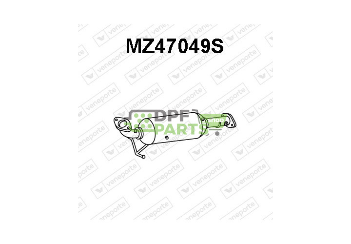 Filtry pevných částic DPF MAZDA - RFJ12055XE RFJ15055XC RFL82055XA