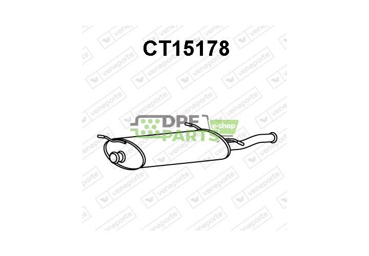 Tlumič CITROËN - 1726AJ 1726GX 1726S6