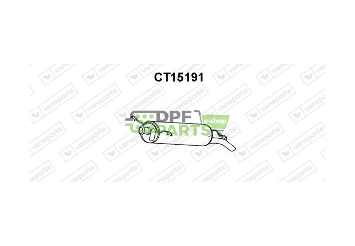 Tlumič CITROËN - 1726H6 1730PC 9677348480