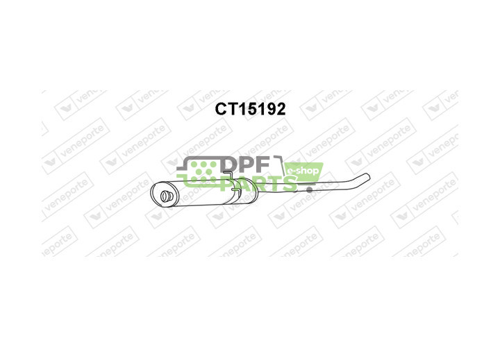 Tlumič CITROËN / FIAT / LANCIA / PEUGEOT - 171732 171733 9456105980
