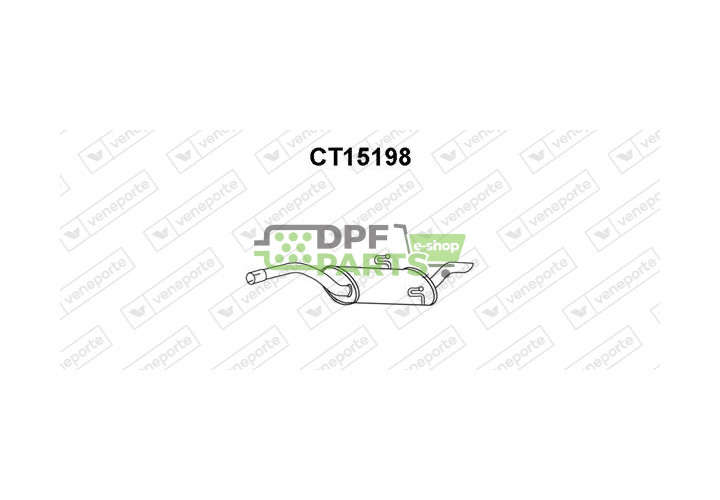 Tlumič CITROËN / FIAT / LANCIA / PEUGEOT - 1726E5 1726E6 1726Z6