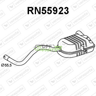 Tlumič RENAULT - 200108433R 8200189573