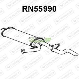 Tlumič NISSAN / OPEL / RENAULT / VAUXHALL - 4417217 8200395123 93190047