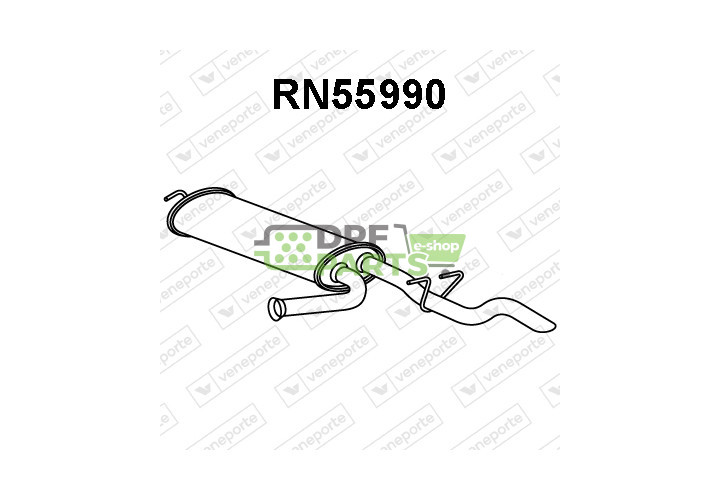 Tlumič NISSAN / OPEL / RENAULT / VAUXHALL - 4417217 8200395123 93190047