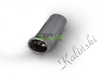 Końcówki ozdobne układu wydechowego / owalna  fi 69x84 / ścięcie pod kątem 35°