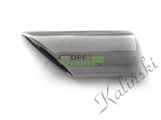 Końcówki ozdobne układu wydechowego / owalna  fi 69x84 / ścięcie pod kątem 35°