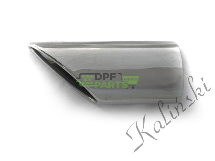 Końcówki ozdobne układu wydechowego / owalna  fi 69x84 / ścięcie pod kątem 35°