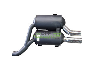 Tłumik środkowy BMW M5 E39 - 4.9 - prawa strona - 18101406816 18107832985 147185 147186