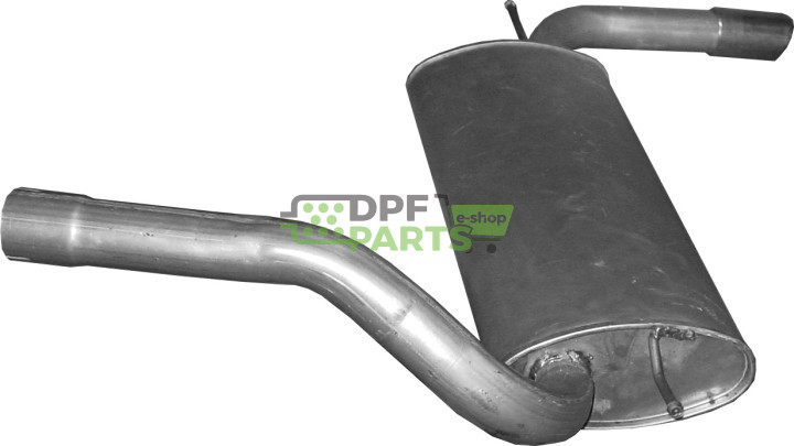 Tłumik końcowy Ford Focus 2.0 TDCi, Polmo 08.696 A, OE 1827176