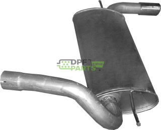 Tłumik końcowy Ford Focus 2.0 TDCi Hatchback, Polmo 08.698 A, OE 1758627 1827174