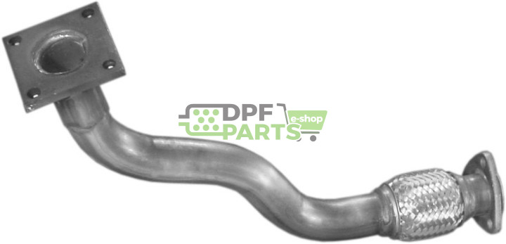 Rura kolektorowa VW Golf III 1.8i kat/Passat /Vento 91-95, Polmo 30.341 A, OE 1H0253087D 1H0253087K 1H0253087P