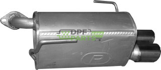 Tłumik końcowy Subaru Impreza WRX STi 2.5 2011- (tył lewy), Polmo 46.45 A, OE