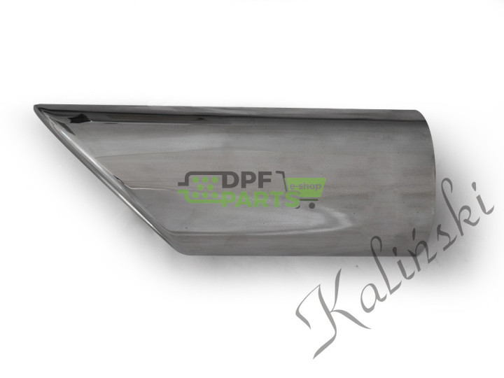 Końcówki ozdobne układu wydechowego / ścięcie pod kątem 50° / fi 63