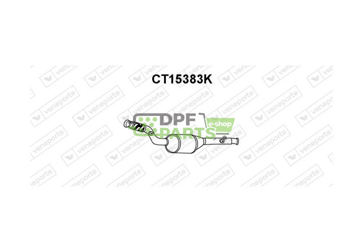 Katalyzátor CITROËN / FIAT / LANCIA / PEUGEOT - 1484492080 1487618080 1705JR