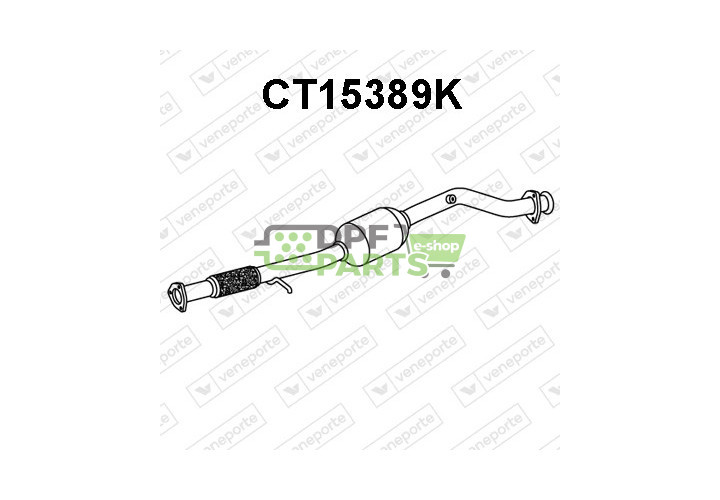 Katalyzátor CITROËN / FIAT / PEUGEOT - 1336449080 1346061080 1705PX
