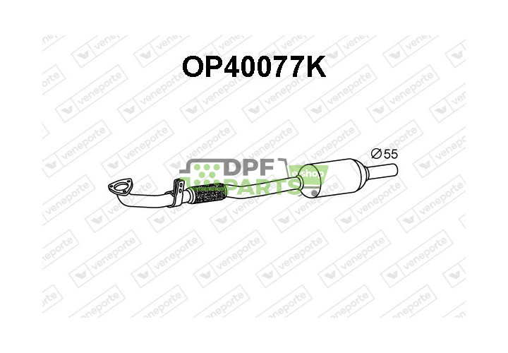 Katalyzátor OPEL / VAUXHALL - 55350354 55559642 5854295