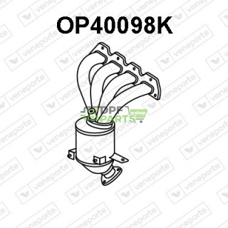 Katalyzátor ALFA ROMEO / CHEVROLET / FIAT / OPEL / VAUXHALL - 12992393 25197215 25197226