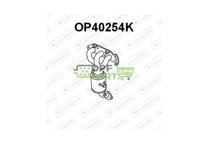 Katalyzátor NISSAN / OPEL / SUZUKI / VAUXHALL - 140044A00C 140044A00E 1411051KA0H02