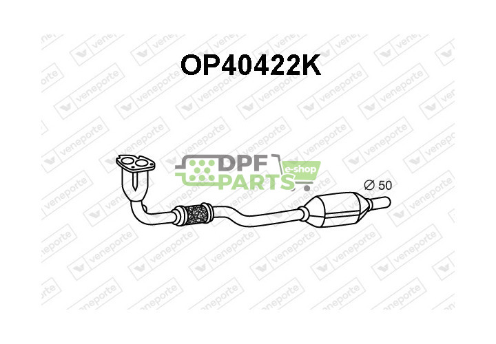 Katalyzátor OPEL / VAUXHALL - 24418589 24418591 5854198