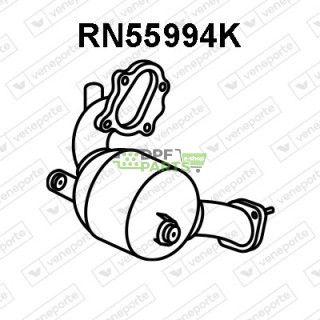 Katalyzátor OPEL / RENAULT - 4417473 4418708 8200672827