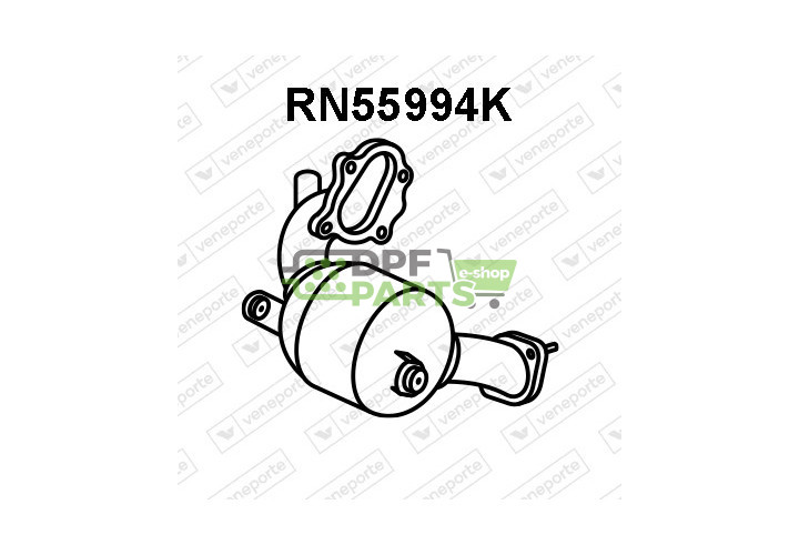 Katalyzátor OPEL / RENAULT - 4417473 4418708 8200672827