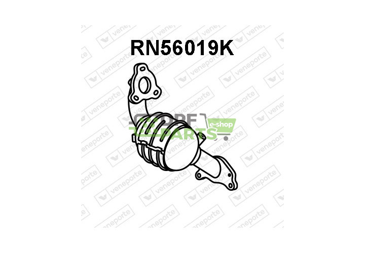 Katalyzátor DACIA / NISSAN / RENAULT - 208023857R 208A00012R 208A01970R