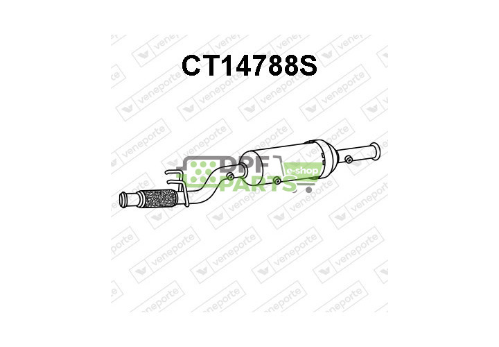 Filtry pevných částic DPF CITROËN / FIAT / PEUGEOT - 1440013780 1606438980 1606873080