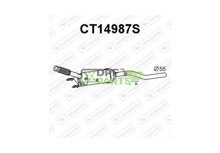 Filtry cząstek stałych DPF CITROËN / PEUGEOT - 1606411480 1606411880 1606607180