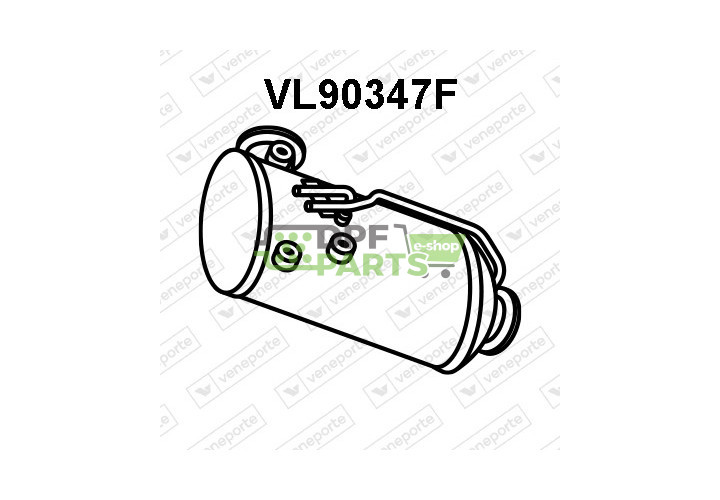 Filtry pevných částic DPF VOLVO - 31293464 31338669 36000646