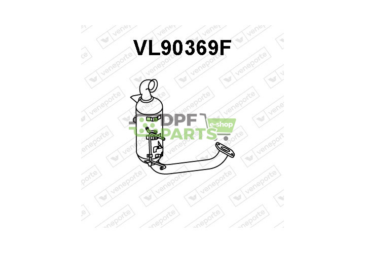 Filtry pevných částic DPF VOLVO - 30713656 30751331 30751612