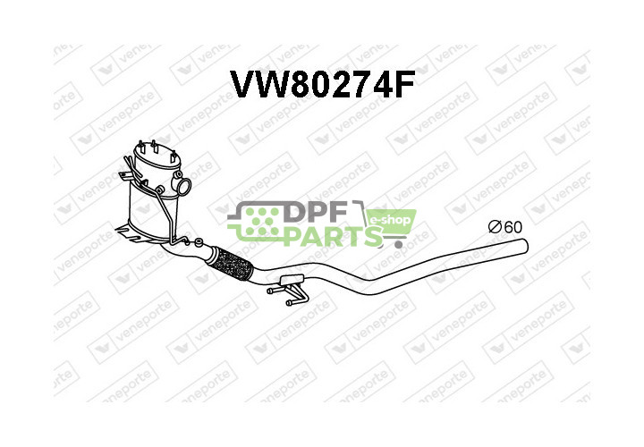 Filtry pevných částic DPF AUDI / VOLKSWAGEN - 5N0254700CX 5N0254700EX 5N0254700GX