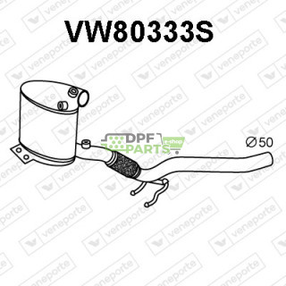 Filtry pevných částic DPF SEAT / SKODA / VOLKSWAGEN - 6R0254700PX JZW254702BX